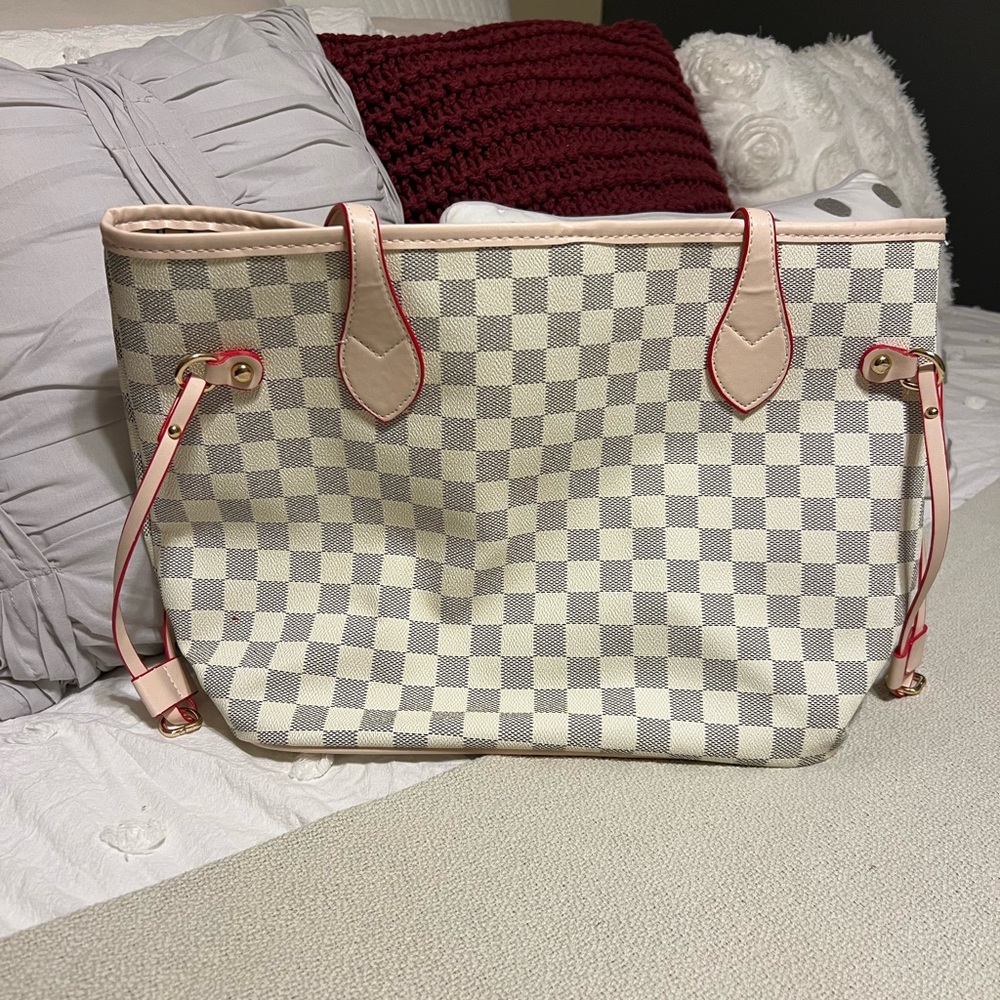 Checkered Tote Bag